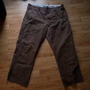 Brown broken in khakis size 34x29